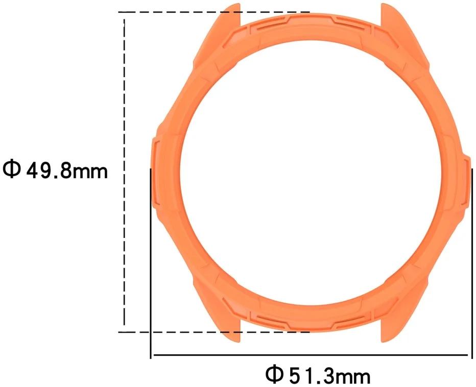 Garmin Fenix 7 / 7 Pro Hoesje - TPU Bumper Case - Zwart afbeelding 5