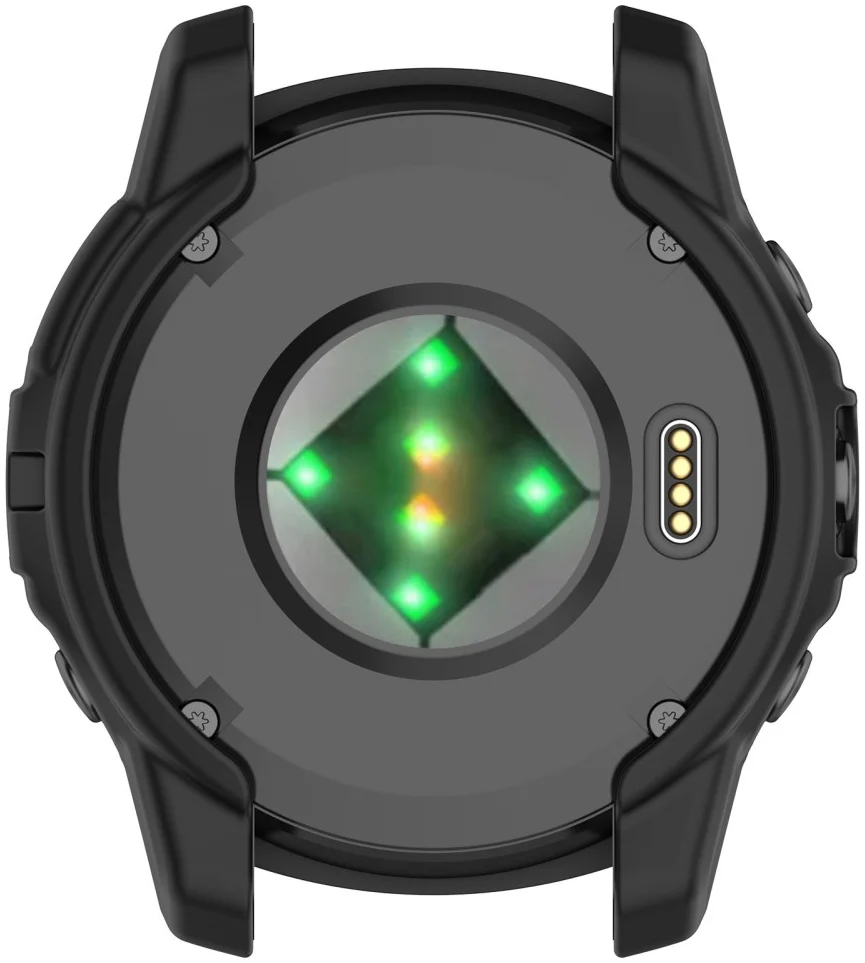 Garmin Fenix 7 / 7 Pro Hoesje - TPU Bumper Case - Zwart afbeelding 8