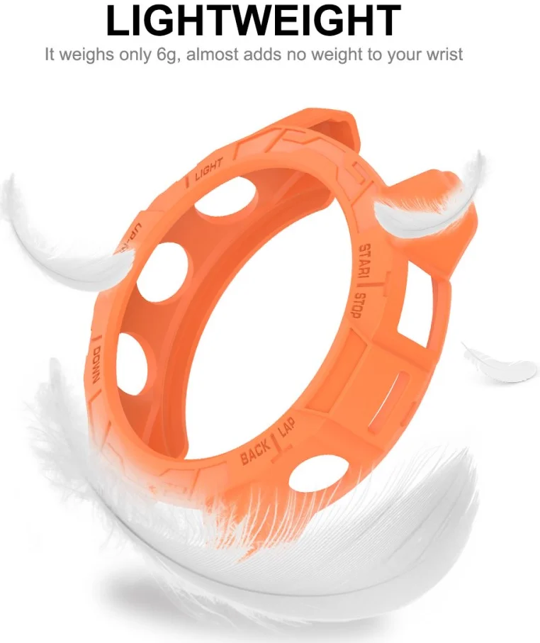 Garmin Fenix 7 / 7 Pro Hoesje - TPU Bumper Cover Case - Zwart afbeelding 3