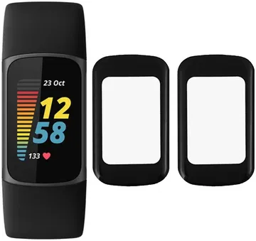 Fitbit Charge 5 / Charge 6 Screen Protector PMMA Display Folie (2-Pack)