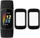 Fitbit Charge 5 / Charge 6 Screen Protector PMMA Display Folie (2-Pack) afbeelding 1