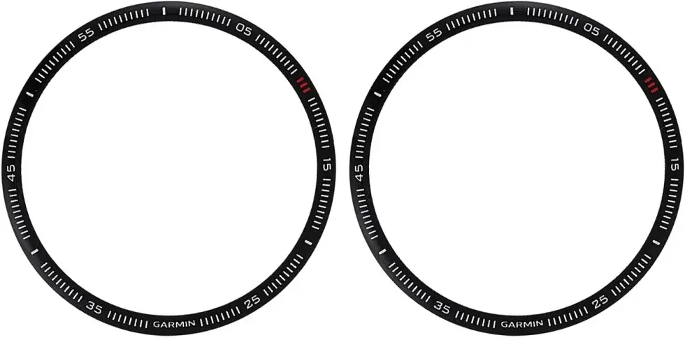 Garmin Fenix 7 Screen Protector - PMMA Folie Zwart (2-Pack) afbeelding 2