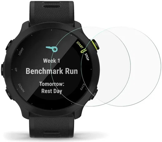 Garmin Forerunner 55 Screen Protector - Tempered Glass (2-Pack) afbeelding 1