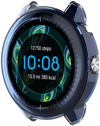 Garmin Vivoactive 3 Music Hoesje TPU Blauw afbeelding 5