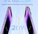 Baseus Pudding USB-C naar Apple Lightning Kabel PD 20W 2M Wit afbeelding 3