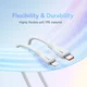 Baseus Pudding USB-C naar Apple Lightning Kabel PD 20W 2M Wit afbeelding 5