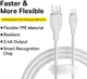 Baseus Pudding USB-A naar Apple Lightning Kabel 2.4A 1.2M Wit afbeelding 4