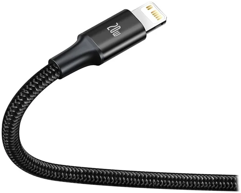 Baseus 3-in-1 USB-C naar Lightning/USB-C/Micro-USB Kabel 1.5M Zwart afbeelding 5
