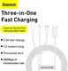 Baseus Superior 3-in-1 USB naar Lightning/USB-C/MicroUSB Kabel 1.5M afbeelding 2
