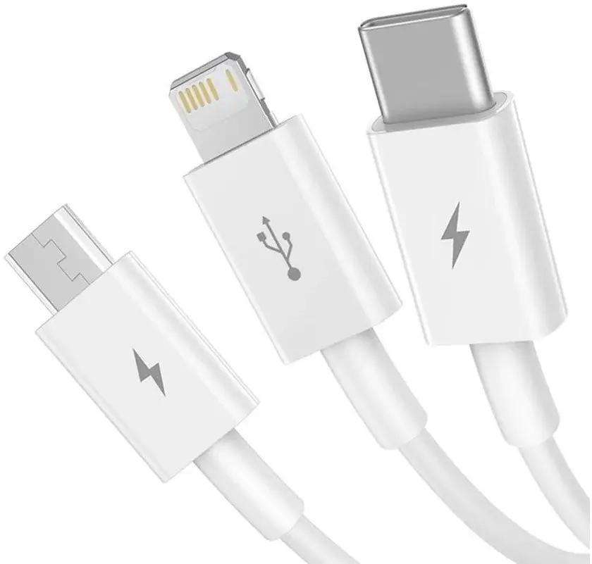 Baseus Superior 3-in-1 USB naar Lightning/USB-C/MicroUSB Kabel 1.5M afbeelding 8