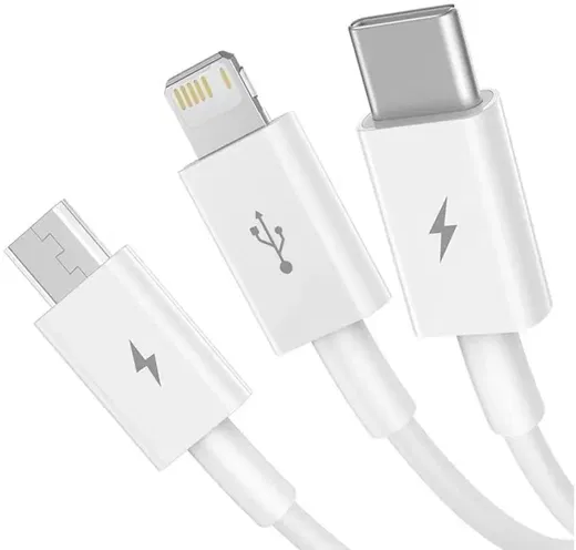 Baseus Superior 3-in-1 USB naar Lightning/USB-C/MicroUSB Kabel 1.5M afbeelding 8
