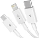 Baseus Superior 3-in-1 USB naar Lightning/USB-C/MicroUSB Kabel 1M afbeelding 2