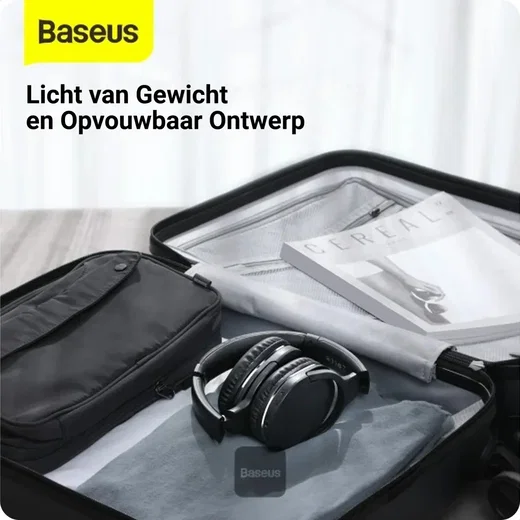 Baseus Encok Pro Draadloze Koptelefoon Bluetooth 5.3 Zwart afbeelding 6