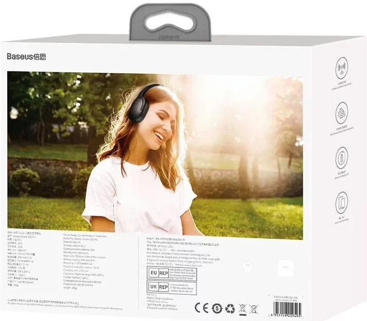 Baseus Encok Pro Draadloze Koptelefoon Bluetooth 5.3 Zwart afbeelding 13