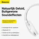Baseus Encok Pro Draadloze Koptelefoon Bluetooth 5.3 Wit afbeelding 2