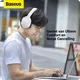 Baseus Encok Pro Draadloze Koptelefoon Bluetooth 5.3 Wit afbeelding 3