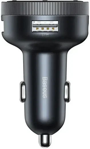 Baseus Draadloze Bluetooth FM Transmitter Auto Snellader 18W Zwart afbeelding 2