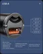 Baseus Tiny Star Mini Autolader 30W met Quick Charge Grijs afbeelding 3