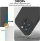Apple iPhone 15 Pro Hoesje met Camera Bescherming Siliconen Zwart afbeelding 3