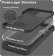Apple iPhone 15 Pro Max Hoesje met Camera Bescherming Siliconen Zwart afbeelding 2