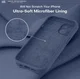 Apple iPhone 15 Hoesje met Camera Bescherming Siliconen Donkerblauw afbeelding 6