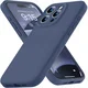 Apple iPhone15 Pro Max Hoesje Camera Bescherming Siliconen Donkerblauw afbeelding 1