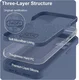 Apple iPhone15 Pro Max Hoesje Camera Bescherming Siliconen Donkerblauw afbeelding 3