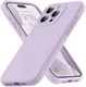 Apple iPhone 15 Pro Max Hoesje met Camera Bescherming Siliconen Lila afbeelding 1