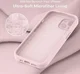 Apple iPhone 15 Hoesje Camera Bescherming Siliconen Back Cover Roze afbeelding 3