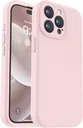 Apple iPhone 15 Pro Hoesje met Camera Bescherming Siliconen Roze