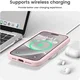 Apple iPhone 15 Pro Hoesje met Camera Bescherming Siliconen Roze afbeelding 5