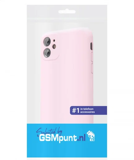 Apple iPhone 11 Hoesje met Camera Bescherming Dun TPU Back Cover Roze afbeelding 7