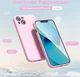 Apple iPhone 13 Hoesje met Camera Bescherming Dun TPU Back Cover Roze afbeelding 2