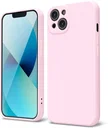 Apple iPhone 13 Hoesje met Camera Bescherming Dun TPU Back Cover Roze
