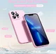 Apple iPhone 13 Pro Hoesje Camera Bescherming Dun TPU Back Cover Roze afbeelding 2