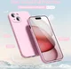Apple iPhone 15 Hoesje met Camera Bescherming Dun TPU Back Cover Roze afbeelding 3