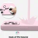 Apple iPhone 15 Pro Max Hoesje met Camera Bescherming Dun TPU Roze afbeelding 5