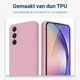 Samsung Galaxy A54 Hoesje Camera Bescherming Dun TPU Back Cover Roze afbeelding 5
