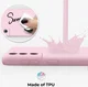 Samsung Galaxy S21 Hoesje Camera Bescherming Dun TPU Back Cover Roze afbeelding 3