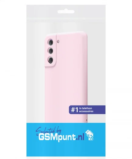 Samsung Galaxy S21 Hoesje Camera Bescherming Dun TPU Back Cover Roze afbeelding 7