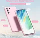Samsung Galaxy S21 FE Hoesje met Camera Bescherming Dun TPU Roze afbeelding 2