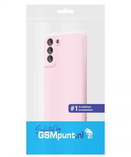 Samsung Galaxy S21 FE Hoesje met Camera Bescherming Dun TPU Roze afbeelding 7