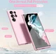 Samsung Galaxy S22 Ultra Hoesje met Camera Bescherming Dun TPU Roze afbeelding 2