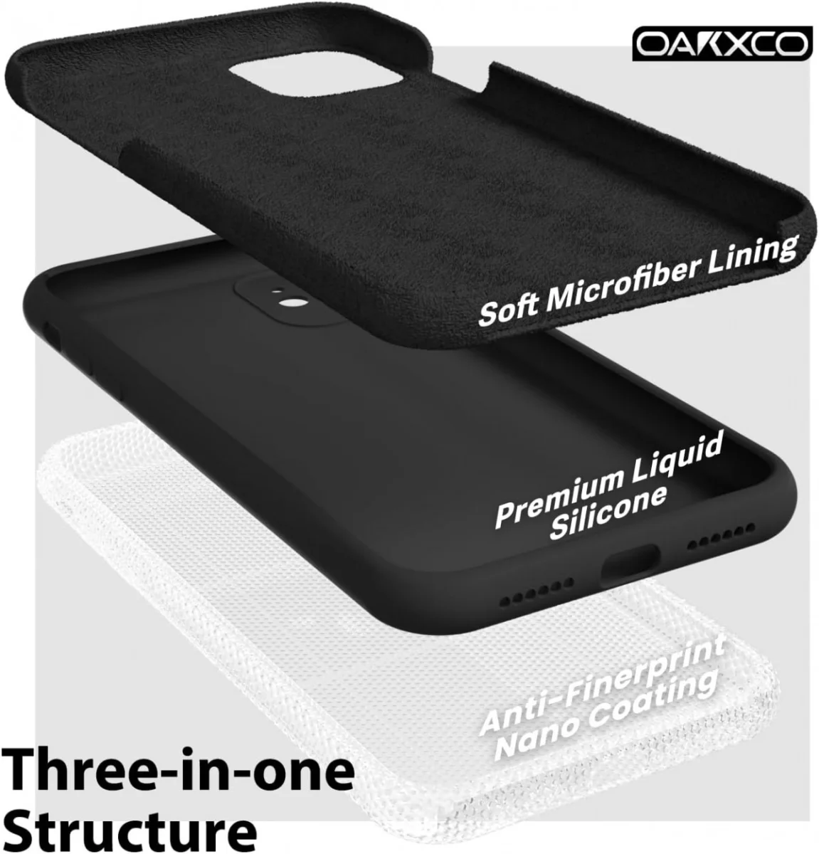 Apple iPhone 11 Hoesje met Camera Bescherming Dun TPU Back Cover Zwart afbeelding 4