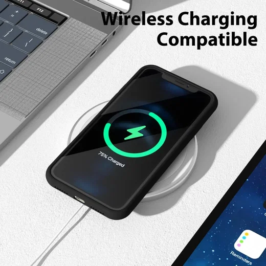 Apple iPhone 11 Hoesje met Camera Bescherming Dun TPU Back Cover Zwart afbeelding 6