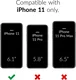 Apple iPhone 11 Hoesje met Camera Bescherming Dun TPU Back Cover Zwart afbeelding 7