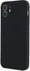 Apple iPhone 12 Hoesje met Camera Bescherming Dun TPU Back Cover Zwart