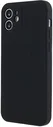 Apple iPhone 12 Hoesje met Camera Bescherming Dun TPU Back Cover Zwart