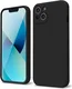 Apple iPhone 13 Hoesje met Camera Bescherming Dun TPU Back Cover Zwart