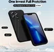 Apple iPhone 13 Pro Hoesje Camera Bescherming Dun TPU Back Cover Zwart afbeelding 3